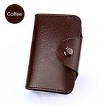 SMILEY SUNSHINE Genuine Leather Unisex Business Card Holder Wallet Bank Credit Card Case ID Holders Women cardholder porte carte