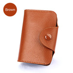 SMILEY SUNSHINE Genuine Leather Unisex Business Card Holder Wallet Bank Credit Card Case ID Holders Women cardholder porte carte