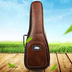 12mm Waterproof Soprano Concert Ukulele Bag Case Backpack 23 24 26 Inch Ukelele Beige Mini Guitar Accessories Gig PU Leather