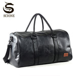 Fashion Men Travel Bags Hand Luggage Waterproof Travel Duffel Bags Large Capacity Bag Weekend Bags High-capacity Leather Handbag