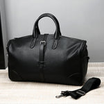 2018 New Fashion PU Leather Men Casual Travel Bags Carry on Luggage Bags Men Duffel Bags Travel Tote Large Weekend Bag Overnight