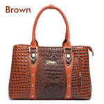 ZMQN Luxury Handbags Women Bags Designer Bags For Women 2018 Fashion Crocodile Leather Tote Bags Handbag Women Famous Brand A804