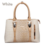 ZMQN Luxury Handbags Women Bags Designer Bags For Women 2018 Fashion Crocodile Leather Tote Bags Handbag Women Famous Brand A804