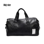 HOYOBISH Korean Style Men Travel Duffle Bags Waterproof Leather Handbags Shoulder Bag For Women Large Capacity Weekend Bag OH301