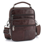 ZZNICK 2018 Genuine Cowhide Leather Shoulder Bag Small Messenger Bags Men Travel Crossbody Bag Handbags New Fashion Men Bag Flap