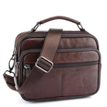 ZZNICK 2018 Genuine Cowhide Leather Shoulder Bag Small Messenger Bags Men Travel Crossbody Bag Handbags New Fashion Men Bag Flap