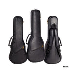 ZONAEL 21"23" Ukulele Bag Backpack Case Gig Bag Guitar Case High-grade Leather Waterproof Bag Parts For Hawaii Small Guitar