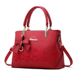 Women Bag Vintage Handbag Casual Tote Fashion Women Messenger Bags Shoulder Top-Handle Purse Wallet Leather 2018 New Black Blue