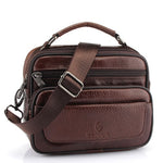 ZZNICK 2018 Genuine Cowhide Leather Shoulder Bag Small Messenger Bags Men Travel Crossbody Bag Handbags New Fashion Men Bag Flap