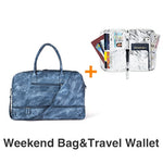 Mealivos 2018 Fashion Canvas Large Weekender Bag Overnight Travel bag Carry On Duffel with Shoe Pouch Duffel  weekend Bags