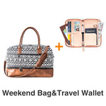 Mealivos 2018 Fashion Canvas Large Weekender Bag Overnight Travel bag Carry On Duffel with Shoe Pouch Duffel  weekend Bags
