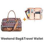 Mealivos 2018 Fashion Canvas Large Weekender Bag Overnight Travel bag Carry On Duffel with Shoe Pouch Duffel  weekend Bags