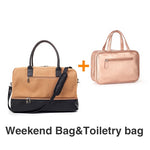 Mealivos 2018 Fashion Canvas Large Weekender Bag Overnight Travel bag Carry On Duffel with Shoe Pouch Duffel  weekend Bags