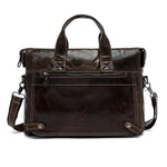 WESTAL Messenger Bag men's genuine leather men shoulder bag Casual Male briefcases laptop Crossbody bags for men handbags 9103