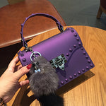 2018 New Women Messenger Bags Luxury Handbags Women Bags Designer Jelly Bag Fashion Shoulder Bag Females PU Leather Handbags