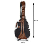 2018 New Anti-cut Design Water-proof PU Leather Double Strap Carry Case Cover For Folk Acoustic Guitar 34"/36" Comfortable Use