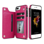 KISSCASE Retro PU Leather Case For iPhone 8 7 X 6 6s Plus XS Max XR Card Slot Holder Cover For Samsung S8 S9 Plus Note 8 9 Funda