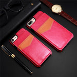 KISSCASE Vintage PU Leather Case For iPhone 6 6s X 7 8 Plus XS Max Cover For Samsung S8 S6 S7 Edge Card Slot Holder Wallet Funda