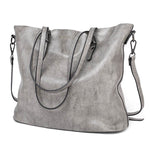 ACELURE Women Shoulder Bag Fashion Women Handbags Oil Wax Leather Large Capacity Tote Bag Casual Pu Leather women Messenger bag