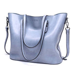 ACELURE Women Shoulder Bag Fashion Women Handbags Oil Wax Leather Large Capacity Tote Bag Casual Pu Leather women Messenger bag