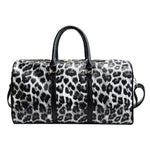 Fashion Women Sling Shoulder Handbag Large Capacity Leopard Crossbody Travel Bags PU Leather Weekend Duffel Messenger Bag