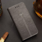KISSCASE Flip Case For iPhone XS Max XR X 8 7 6S 6 Plus 5S Leather Card Slot Phone Cases For Samsung Galaxy S8 S9 Plus Note 8 9