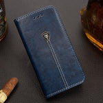 KISSCASE Flip Case For iPhone XS Max XR X 8 7 6S 6 Plus 5S Leather Card Slot Phone Cases For Samsung Galaxy S8 S9 Plus Note 8 9
