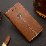 KISSCASE Flip Case For iPhone XS Max XR X 8 7 6S 6 Plus 5S Leather Card Slot Phone Cases For Samsung Galaxy S8 S9 Plus Note 8 9