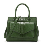 JOOZ New Fashion Woman Bag Luxe cuir Serpentine Women's leather Handbags With pouch Ladies Trunk Tote bolsos Women messenger bag