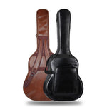 Fashion 40/41 Inch PU leather Guitar Bag Carry Case Waterproof Thickened Folk Acoustic Guitar Backpacks Double Shoulder Straps