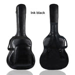 Fashion 40/41 Inch PU leather Guitar Bag Carry Case Waterproof Thickened Folk Acoustic Guitar Backpacks Double Shoulder Straps